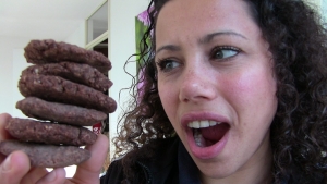 chocolade cakjes gebakken